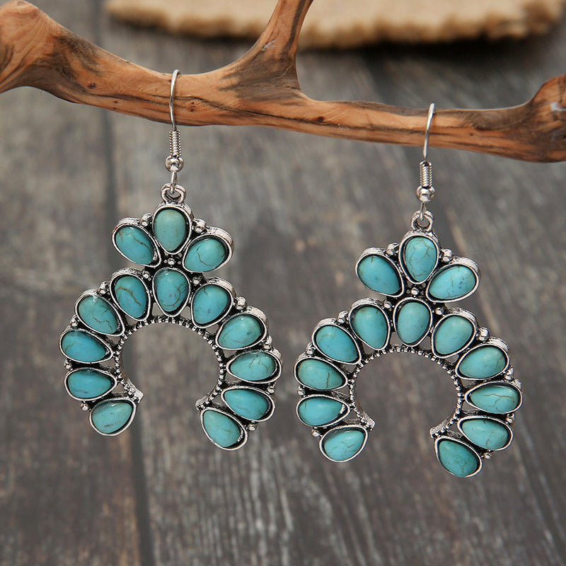 EARRINGS - Artificial Turquoise