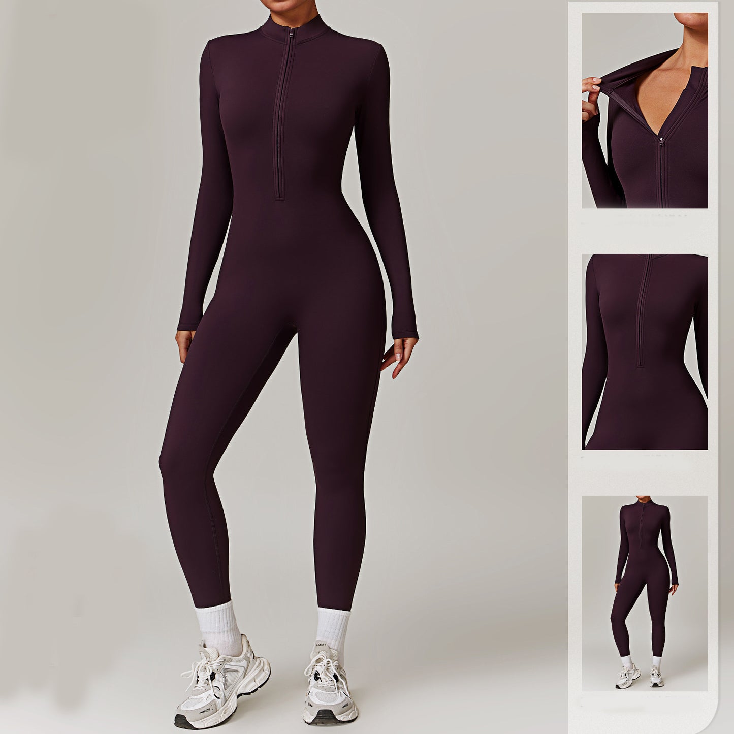 Long-sleeved Breathable Yoga Jumpsuit