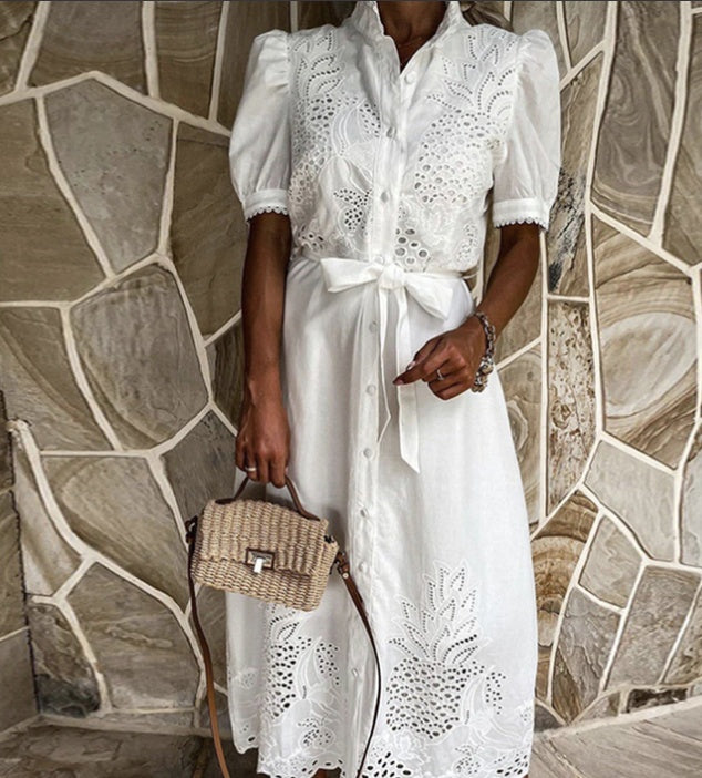 CORINNA -  Embroidered Summer Dress