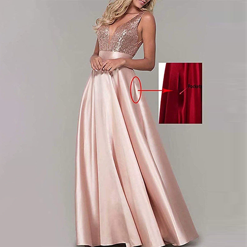ELLA - Sequined Skin Formal Evening Dress