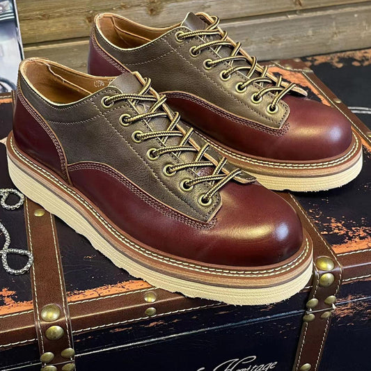 Casual Retro Handmade Men's Leather Shoes