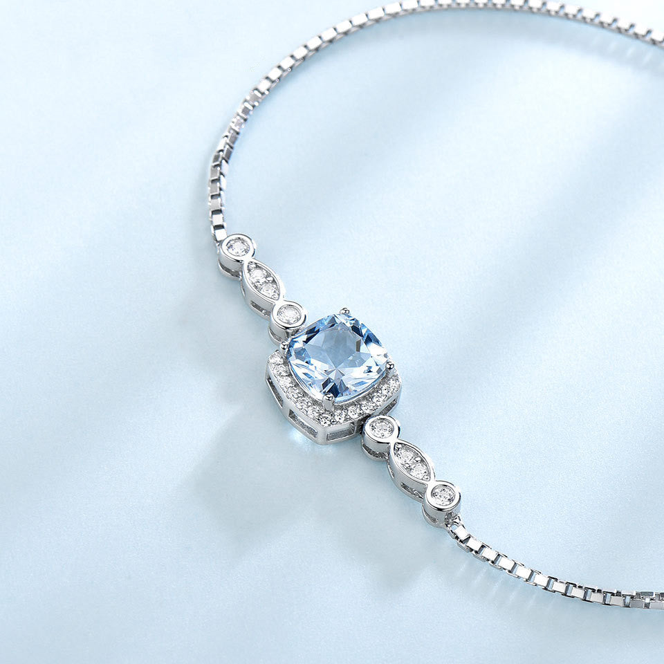 BRACELET - Silver Nano Sky Sapphire