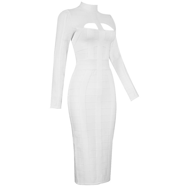 ANASTASIA - Elegant Bandage Midi Dress