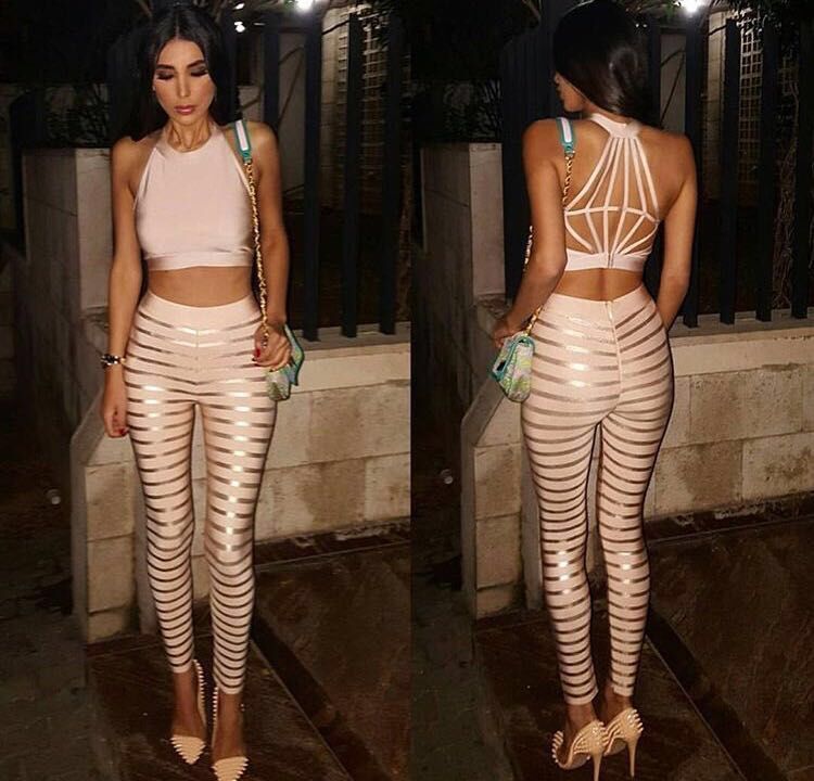 Bandage Sexy Tight Pants and Top