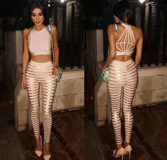 Bandage Sexy Tight Pants and Top