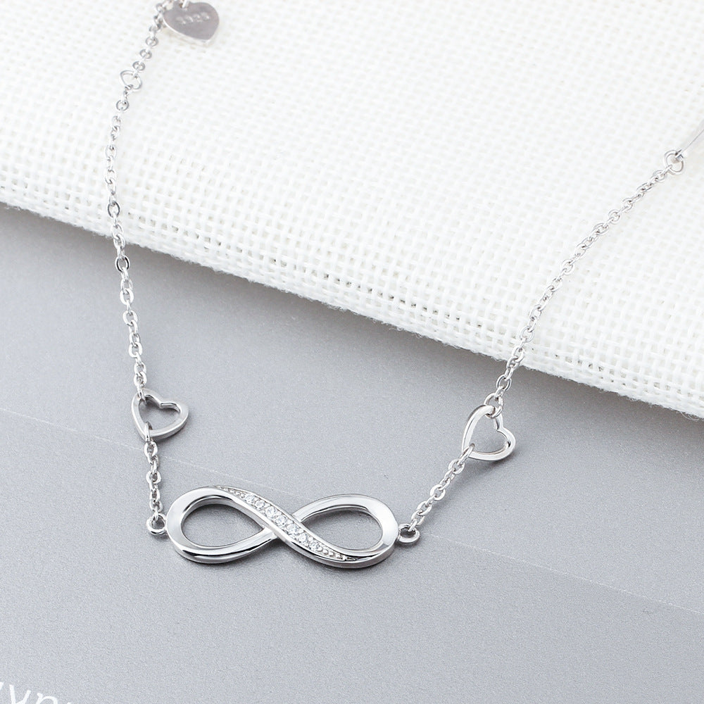 BRACELET - Infinite Love 925 Sterling Silver Adjustable Bangles