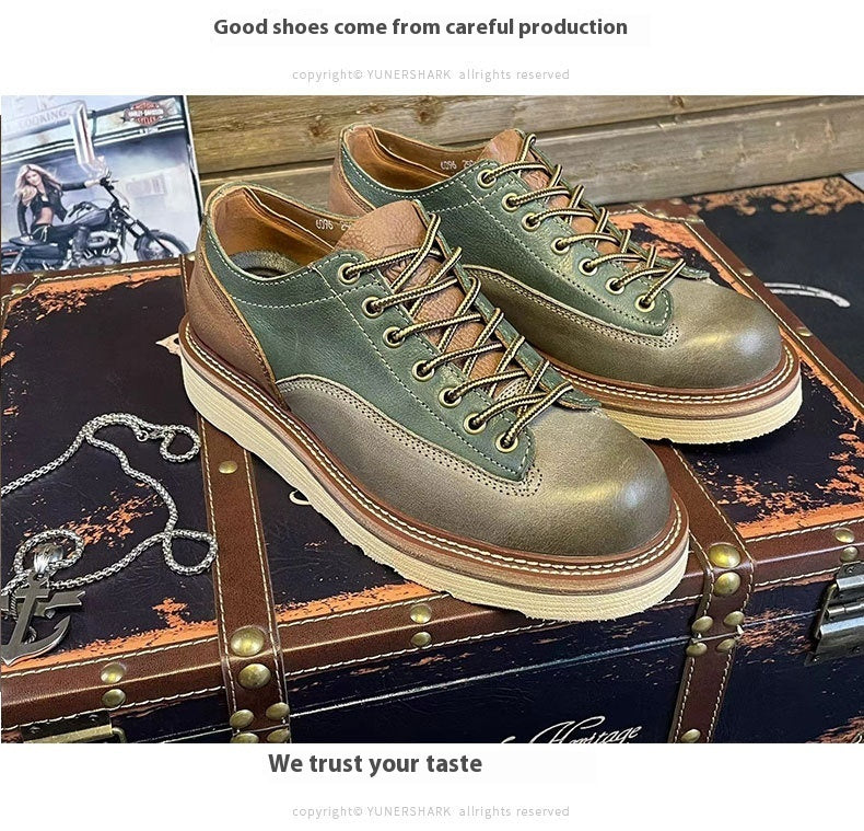 Casual Retro Handmade Men's Leather Shoes