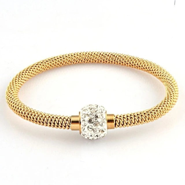 BRACELET - Titanium Diamond Bangle