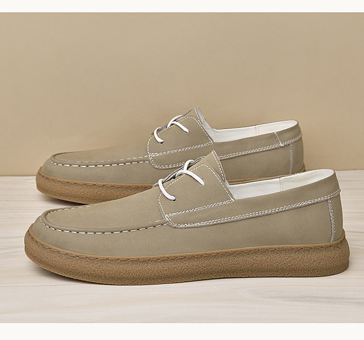 Men's Plus Size Breathable Vintage All-match Fashion Cattle hide Leather Casual Shoes