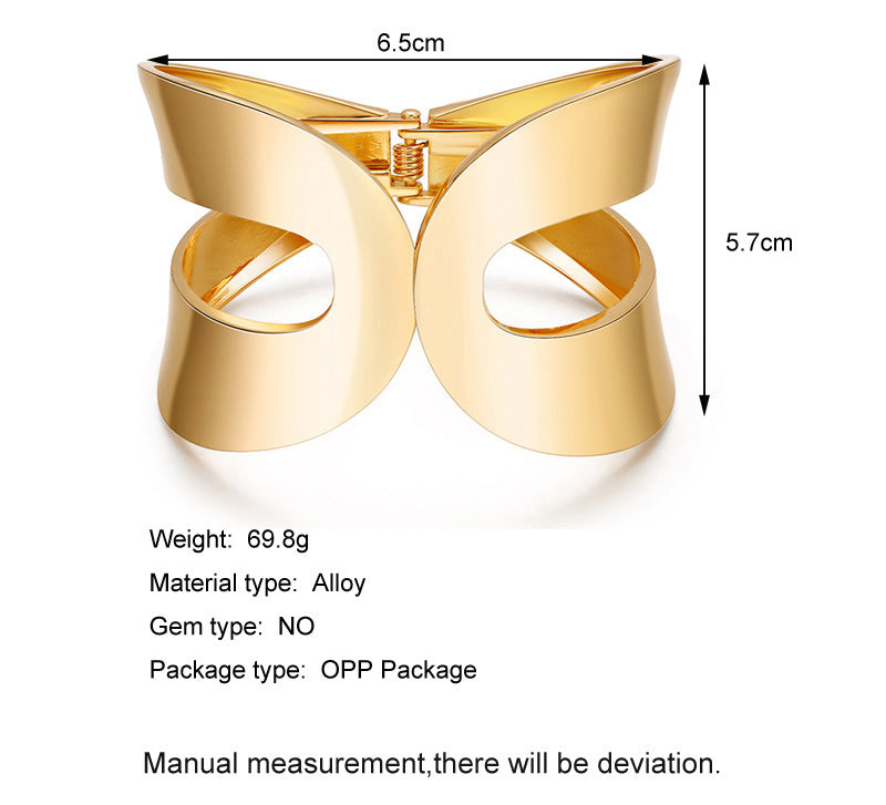 BRACELET -  Water Drop Hollow Symmetrical Opening