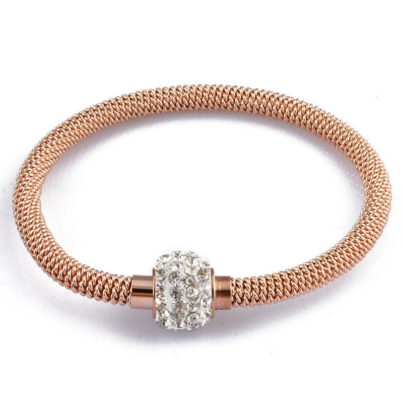 BRACELET - Titanium Diamond Bangle
