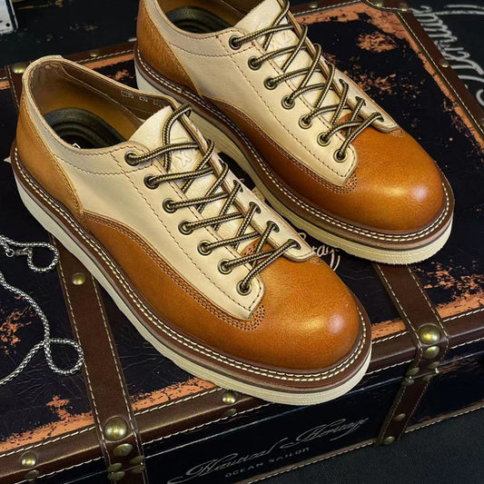 Casual Retro Handmade Men's Leather Shoes