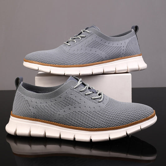 Breathable Mesh Surface Simple Men's Outdoor Casual Shoes