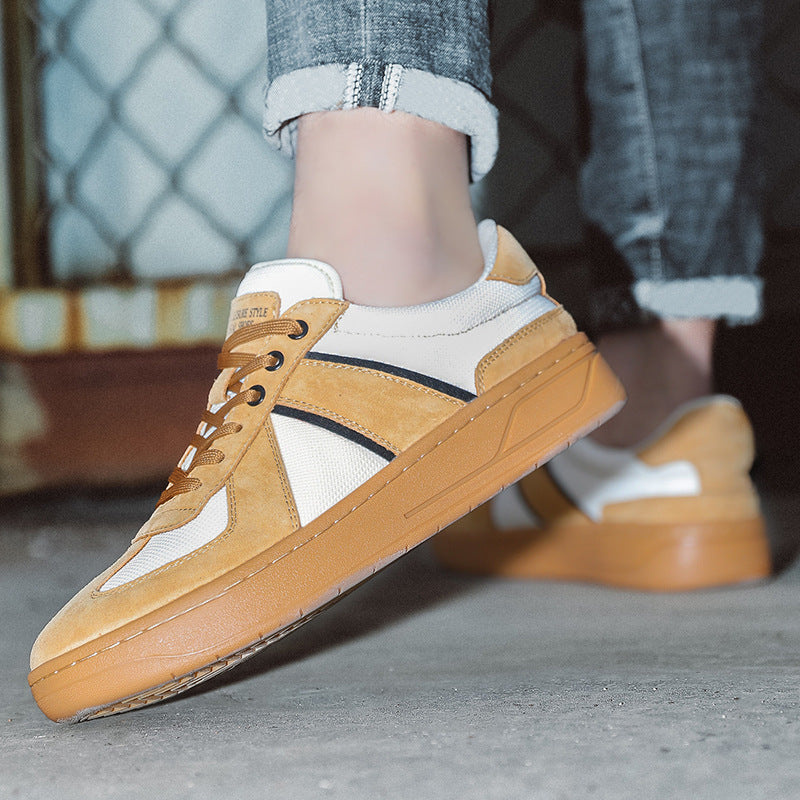Breathable Cloth Lining Men's Casual Shoes