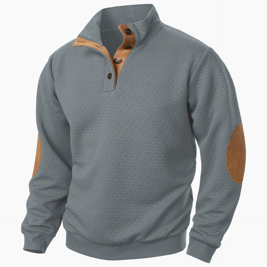 Men's Stand Collar Sweater