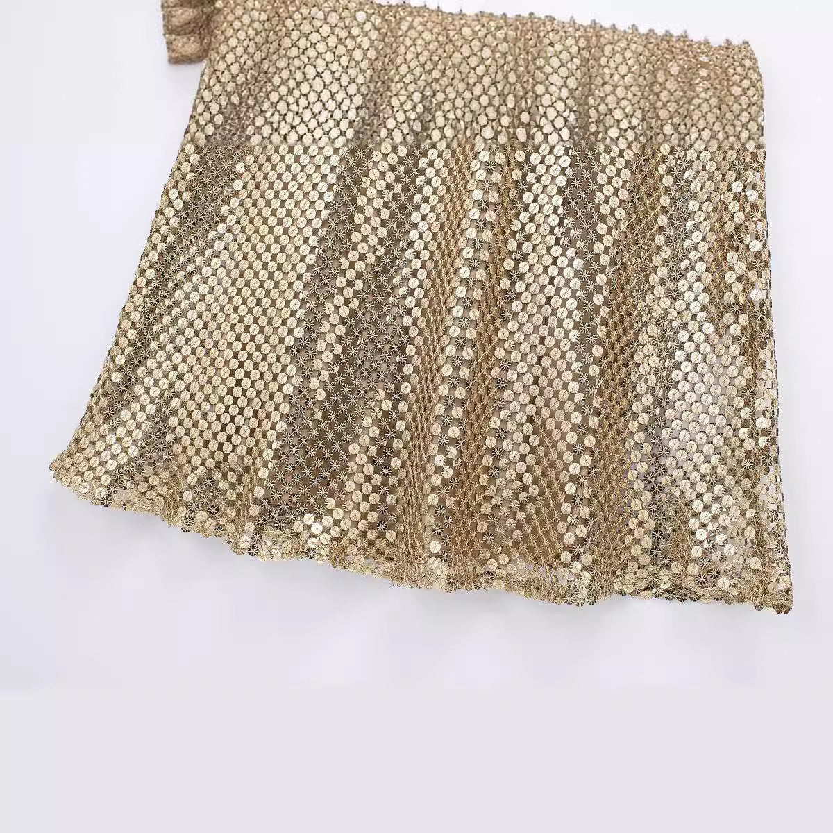 ALINA - Sexy Sequined Swing Collar Sling Dress