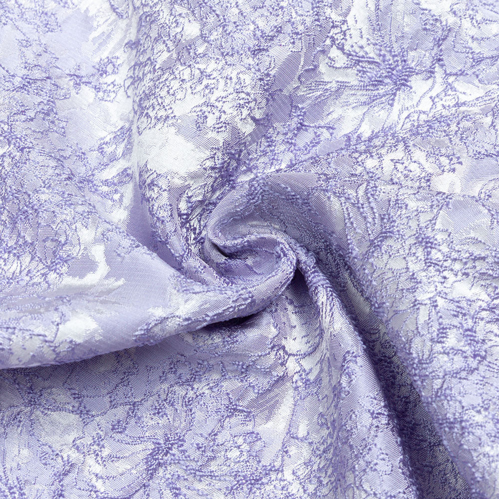 FRANCIS - Lavender Puff Short Sleeve Pleated Mid-length Dress