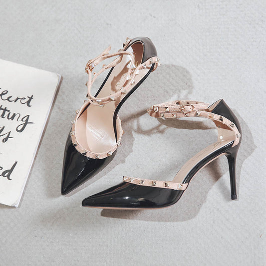 Chic Rivet Heels