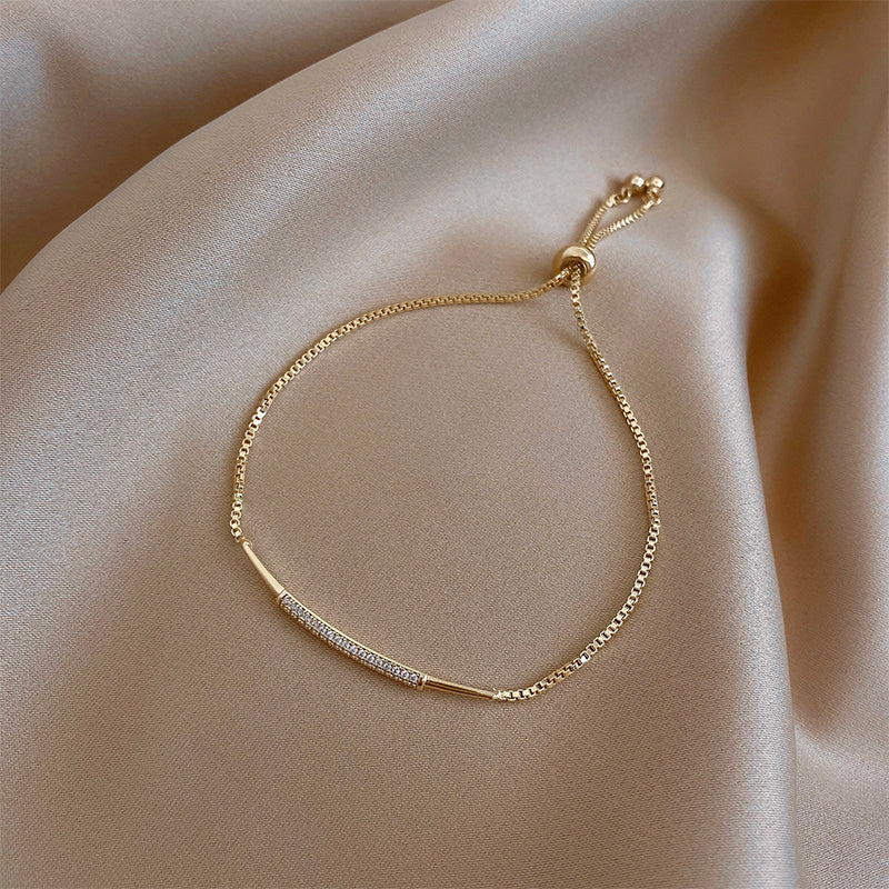 BRACELET -  - Delicate Zircon Adjustable