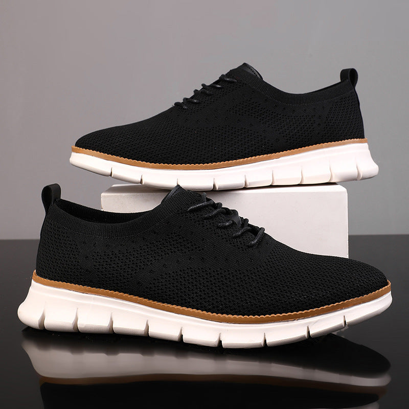 Breathable Mesh Surface Simple Men's Outdoor Casual Shoes