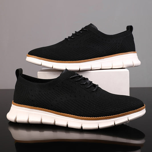 Breathable Mesh Surface Simple Men's Outdoor Casual Shoes