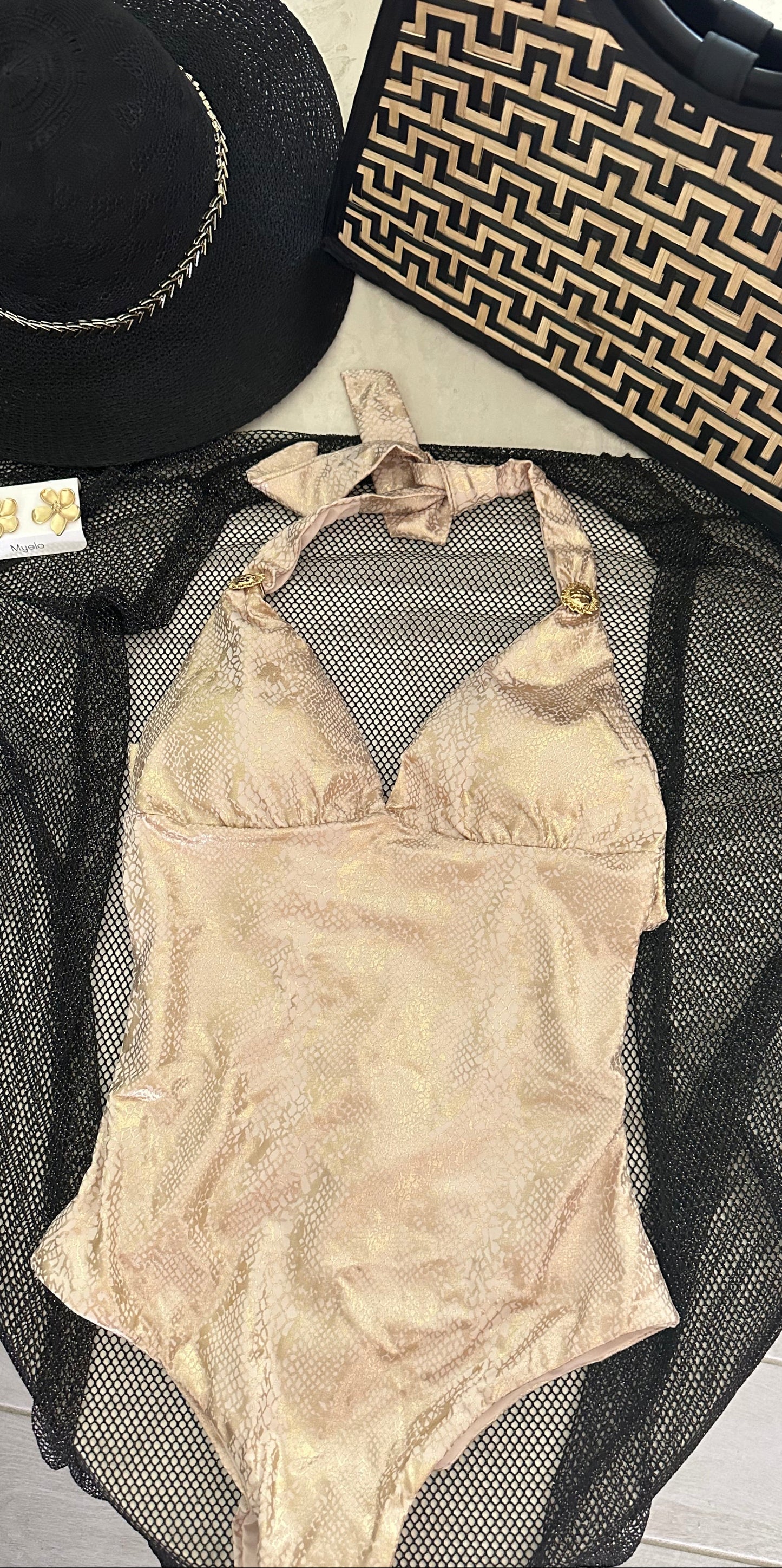 Brilliant Ivory Gold One-Piece
