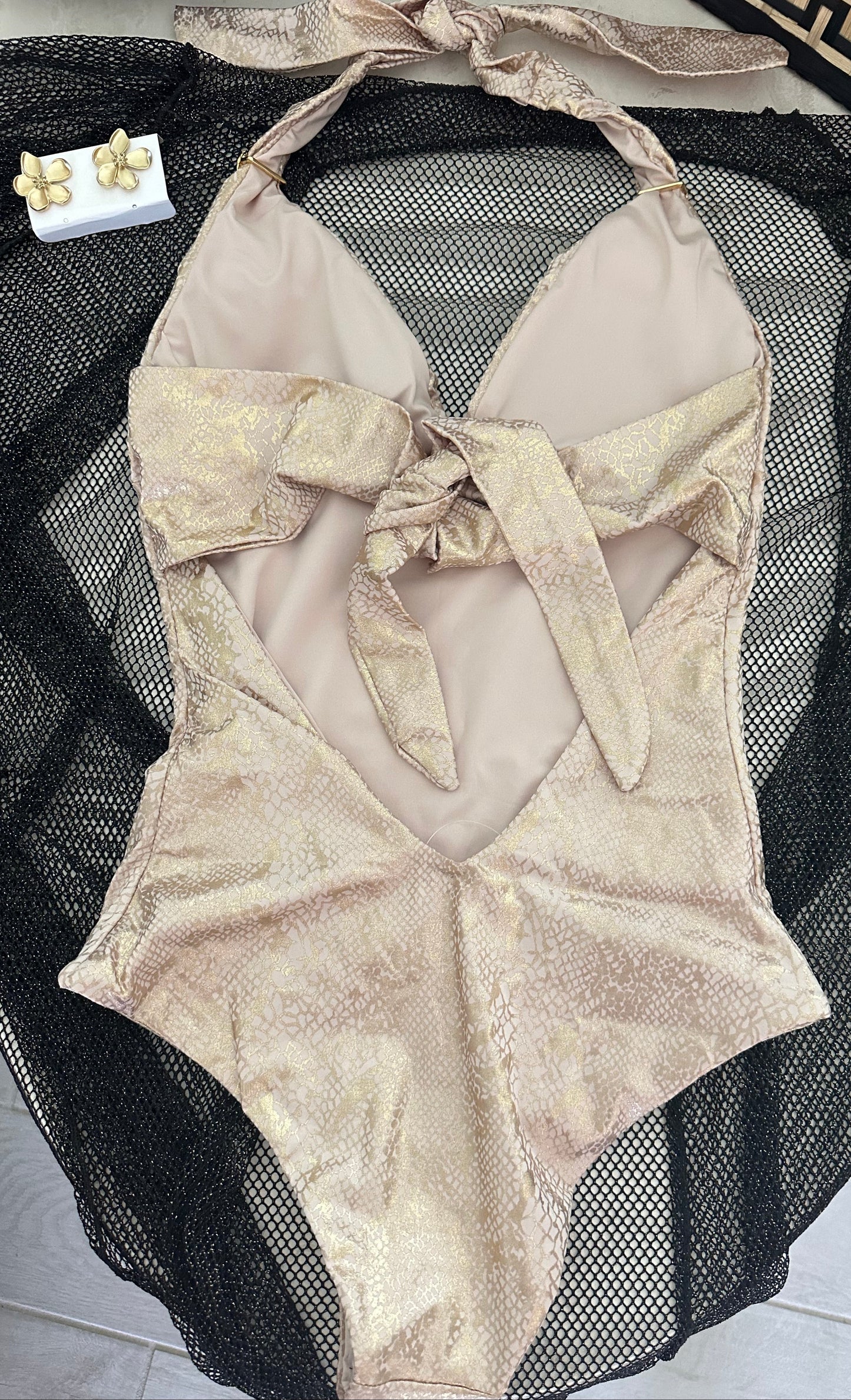 Brilliant Ivory Gold One-Piece