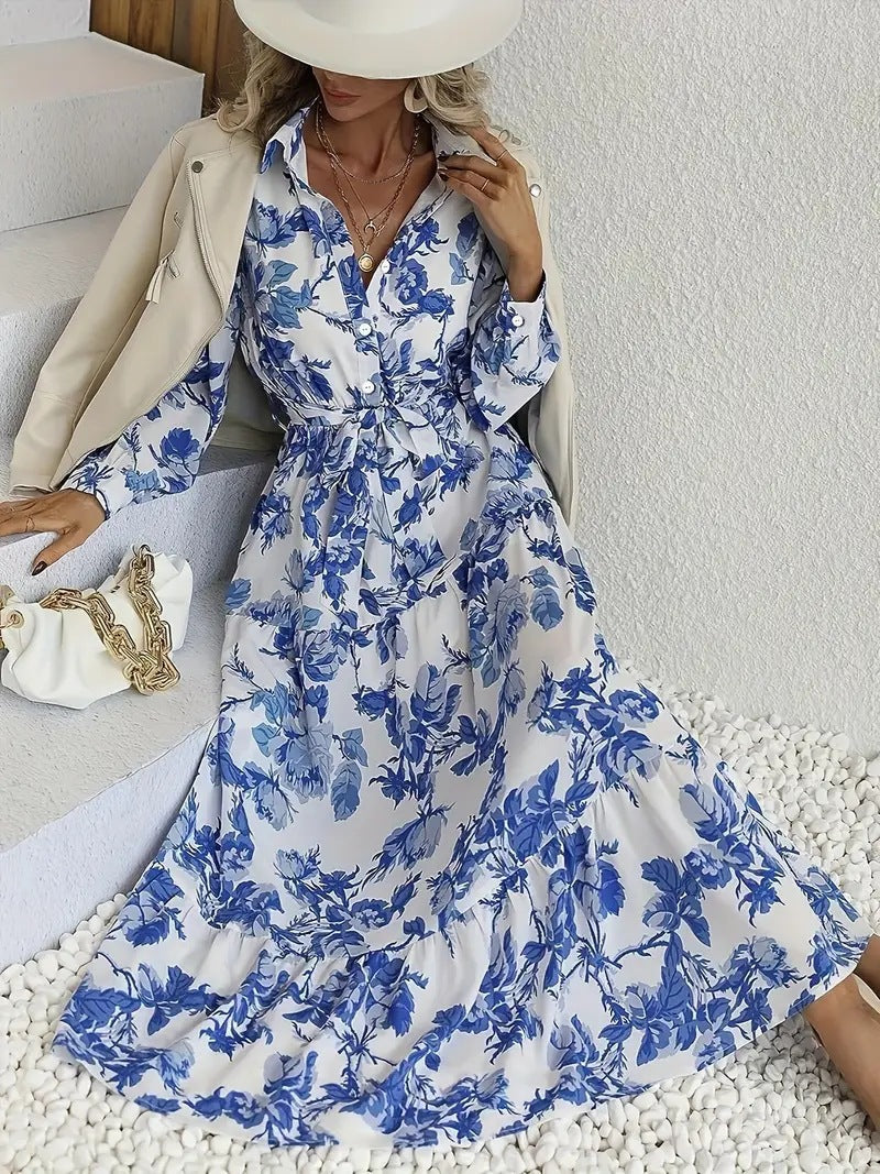 CECILY - Flower Print Dress