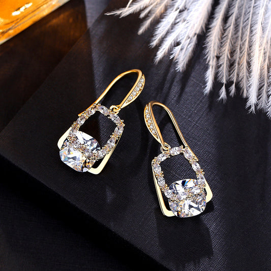 EARRINGS - High-end Niche water Drop Style