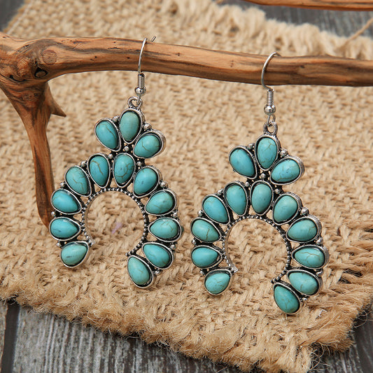 EARRINGS - Artificial Turquoise