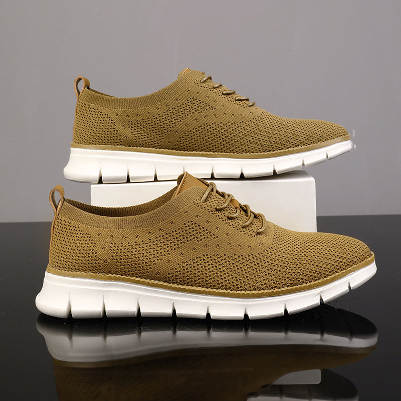 Breathable Mesh Surface Simple Men's Outdoor Casual Shoes