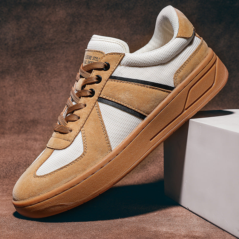 Breathable Cloth Lining Men's Casual Shoes