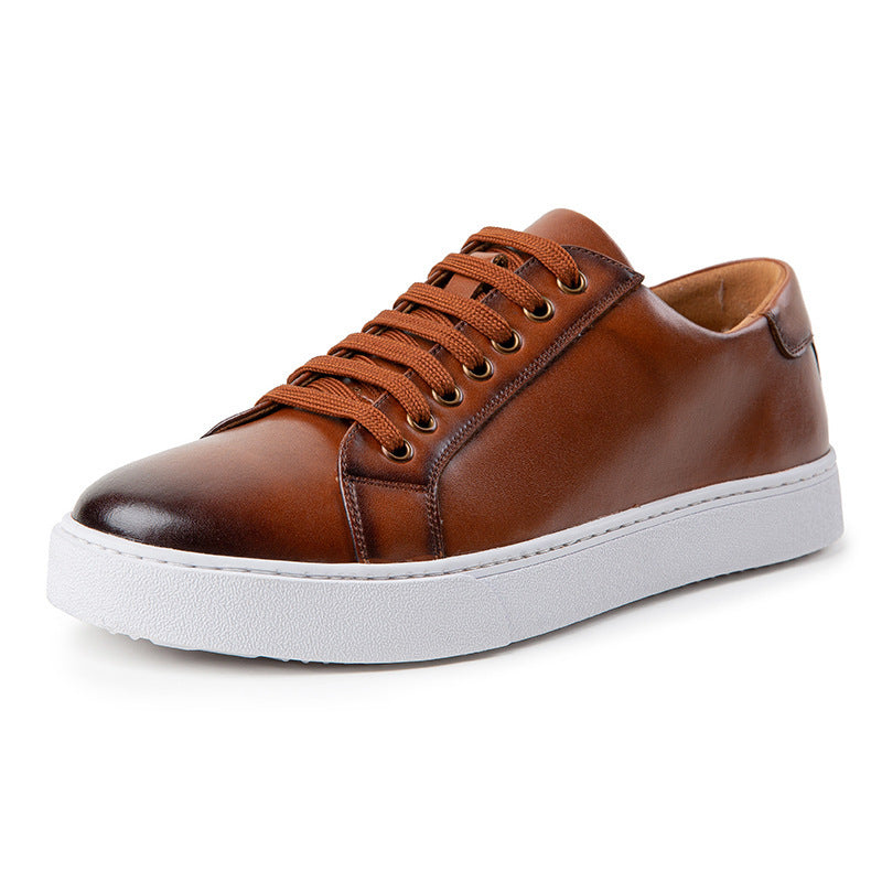 British Style Brushed Casual Shoes Soft Bottom