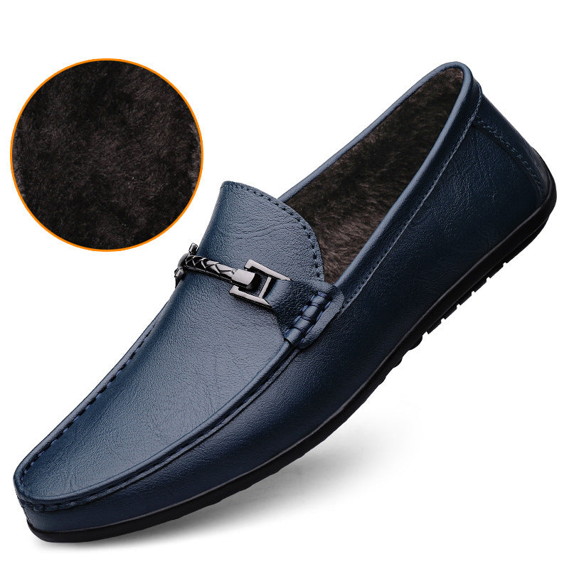 Men's Genuine Leather High-grade Soft Soled Flats Casual