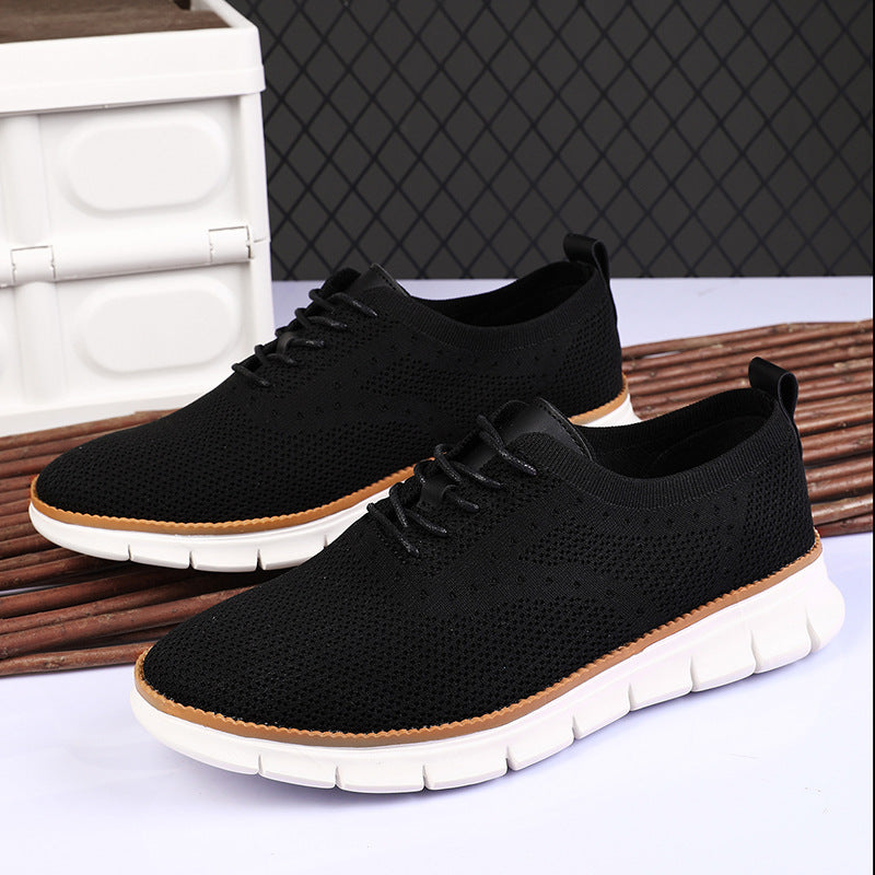 Breathable Mesh Surface Simple Men's Outdoor Casual Shoes