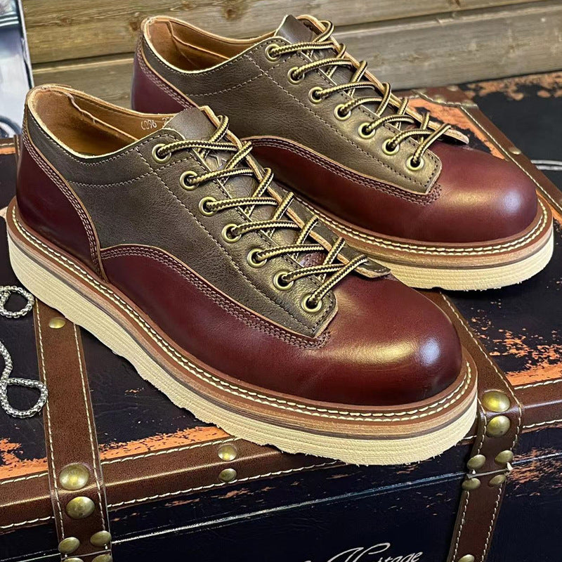 Casual Retro Handmade Men's Leather Shoes
