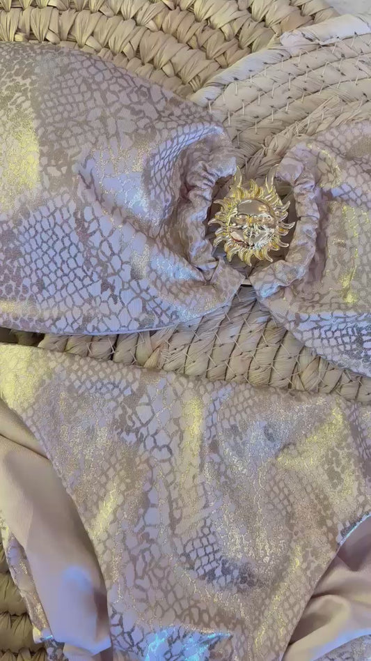 Brilliant Ivory Gold Cheeky Set