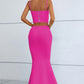 VICTORIA - Cut-out Seam Detail Cami and Fishtail Skirt Set