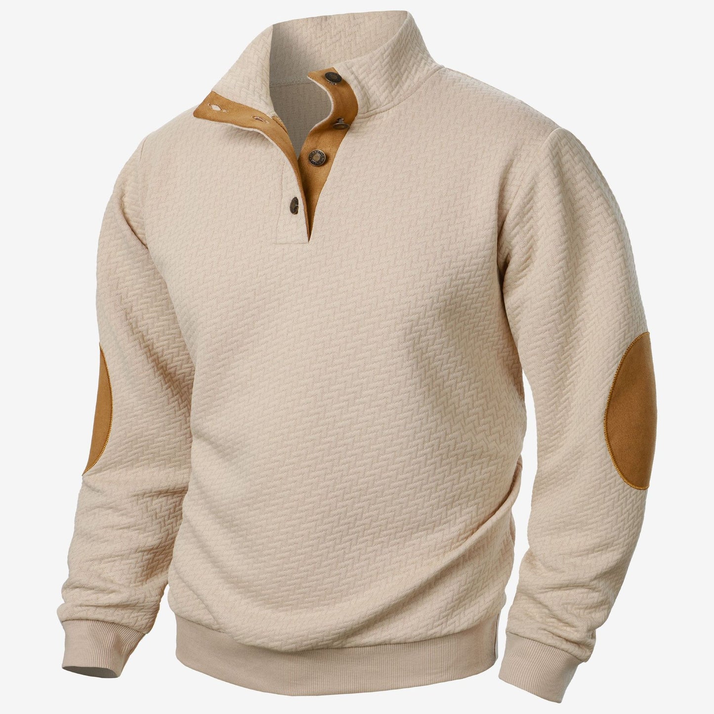 Men's Stand Collar Sweater