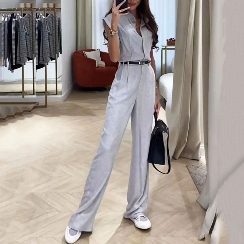 Top Loose Trousers Two-piece Set