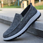 Breathable Comfortable Soft Bottom Men's Cloth Shoes Slip-on