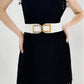 BELT - Double D Buckle PU Leather