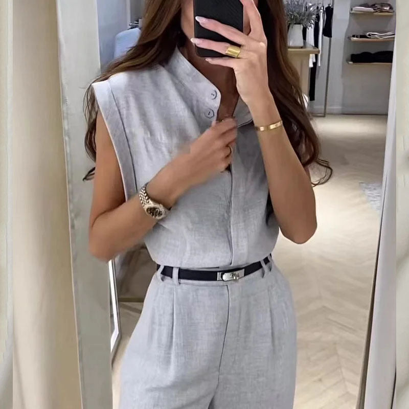 Top Loose Trousers Two-piece Set