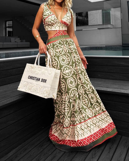 CATALINA - Vintage Printed Dress