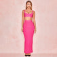SALLY - Sexy Top and Hip Skirt Set