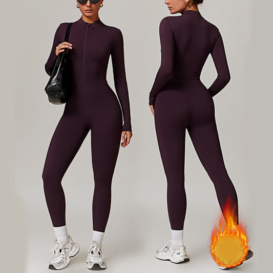 Long-sleeved Breathable Yoga Jumpsuit