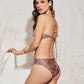 Brilliant Rose Animal Print One-Piece