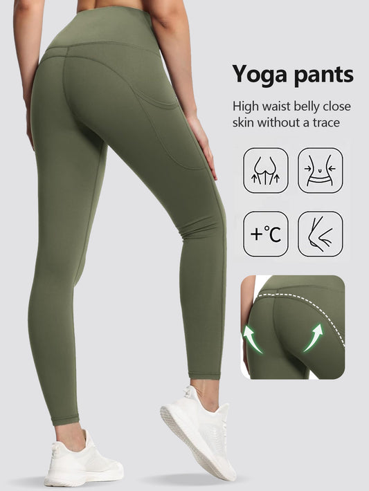 High Waisted Tummy Control Yoga Legging