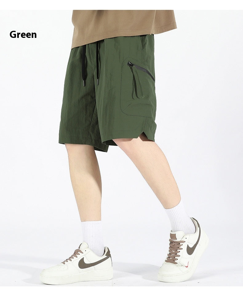 Ice Silk Thin Sports Shorts