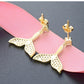 EARRINGS -  S925 Sterling Silver Fishtail Stud